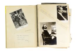 COMPOSERS - GOOD ALBUM OF 150+ AUTOGRAPHS