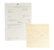 OPERA - RUGGERO LEONCAVALLO (D.1919) - ALS 1915