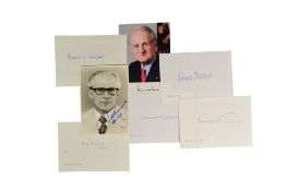 GERMAN POLITICS - COLLECTION OF AUTOGRAPHS