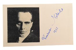 POLAR EXPLORATION / AVIATION - UMBERTO NOBILE - AUTOGRAPH