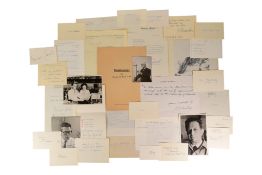 NOBEL PRIZE WINNERS - AUTOGRAPHS - LARGE COLLECTION
