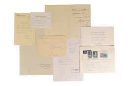 FRENCH PRESIDENTS / PRIME MINISTERS - CLEMENCEAU, POMPIDOU, PETAIN ETC