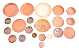 GRAHAM MANT (1943-2024) - COLLECTION OF REDWARE STUDIO POTTERY