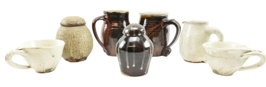 GRAHAM MANT (1943-2024) - SEVEN PIECES OF STUDIO POTTERY