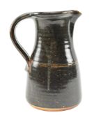 ATTR. JOHN LEACH FOR MUCHELNEY POTTERY - STUDIO POTTERY EARTHENWARE JUG