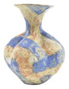 JULIAN KING SALTER (B. 1954) - VINTAGE 20TH CENTURY STUDIO ART STONEWARE POTTERY BALUSTER VASE