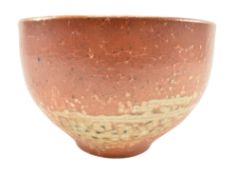 LISA HAMMOND FOR MAZE HILL POTTERY - STUDIO POTTERY STONEWARE BOWL, SODA SHINO GLAZE