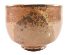 ATTR. LISA HAMMOND FOR MAZE HILL POTTERY - STUDIO POTTERY STONEWARE BOWL, SODA SHINO GLAZE