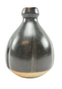 NICK REES FOR MUCHELNEY POTTERY - STUDIO POTTERY STONEWARE ONION SHAPED BUD VASE