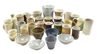 GRAHAM MANT (1943-2024) - LARGE COLLECTION OF c30 PIECES OF STUDIO POTTERY