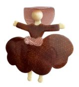 LEA STEIN CELLULOID SCARLETT O'HARA BROOCH