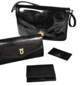 A COLLECTION OF LAUNER LONDON HANDBAGS AND WALLETS