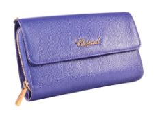CHOPARD TOKYO PURPLE LEATHER WALLET BAG