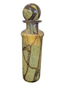 MDINA, MALTA - VINAGE 20TH CENTURY STUDIO ART GLASS DECANTER / VASE