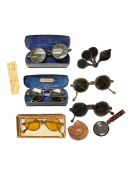 COLLECTION OF 20TH CENTURY FAUX TORTOISESHELL GLASSES