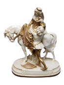 1930S SCHEIBE-ALSBACH PORCELAIN FIGURE GROUP