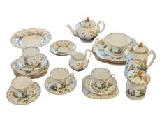EARLY 20TH CENTURY 1930S TUSCAN ART DECO GARDEN TEA SERVICE