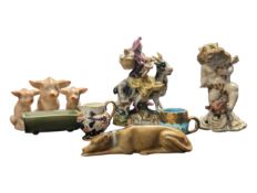 COLLECTION OF 19TH CENTURY & LATER CONTINENTAL PORCELAIN FIGURINES