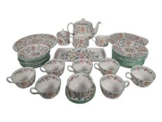 COLLECTION OF MINTON HADDON HALL BONE CHINA TEA SERVICE