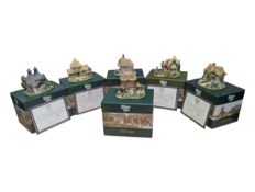 LILLIPUT LANE - SIX LATE 20TH CENTURY / 21ST COTTAGE FIGURES
