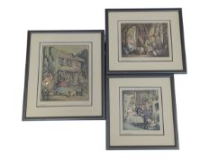 AFTER THOMAS ROWLANDSON - COLLECTION NUDE EROTIC PRINTS