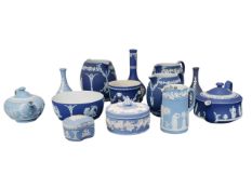 COLLECTION OF 20TH CENTURY WEDGWOOD JASPERWARE ITEMS