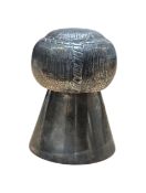 20TH CENTURY FRENCH SILVER PLATED WINE BOTTLE STOPPER