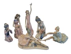 CASADES - COLLECTION OF LATE 20TH CENTURY PORCELAIN LADY FIGURES