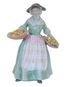 ROYAL DOULTON - EARLY 20TH CENTURY DAFFY DOWN DILLY PORCELAIN FEMALE FIGURE
