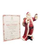 THE FIRST ROYAL WORCESTER FATHER CHRISTMAS LIMITED EDITION FIGURE