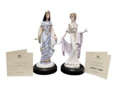COALPORT - TWO LATE 20TH CENTURY LIMITED EDITION CHINA FIGURES