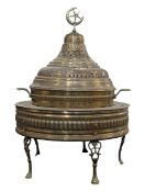 EARLY 20TH CENTURY TURKISH BRASS BRAZIER