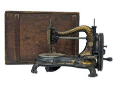 JONES' SEWING MACHINE CO LTD, MANCHESTER - VICTORIAN 19TH CENTURY SEWING MACHINE