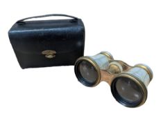 1930S NEUHOFER & SOHN MOTHER OF PEARL OPERA GLASSES