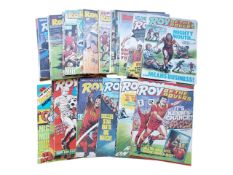 ROY OF THE ROVERS - LARGE COLLECTION OF 1980S VINTAGE COMIC BOOKS