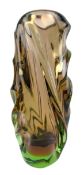 JAN BERANEK FOR SKRDLOVICE - LARGE CZECH STUDIO ART GLASS