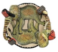 MOSHEL LOVEMOYE FOR ARDMORE POTTERY - STUDIO ART DISH