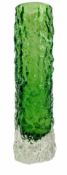 BAXTER FOR WHITEFRIARS - TEXTURED RANGE FINGER VASE - NO. 9729 IN MEADOW GREEN