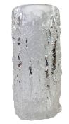 BAXTER FOR WHITEFRIARS - NO. 9691 - BARK EFFECT FLINT COLOURWAY VASE