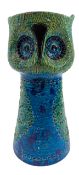ALDO LONDI FOR BITOSSI - VINTAGE MID CENTURY 1960S STUDIO ART POTTERY OWL FIGURINE