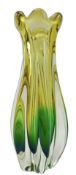 NARUMI FANTASY GLASS - MID CENTURY 1960S JAPANESE GLASS VASE