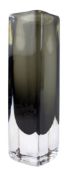 NILS LANDBERG FOR ORREFORS SWEDEN - STUDIO ART GLASS VASE IN DUST COLOURWAY