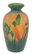 LA ROCHERE - 20TH CENTURY FRENCH STUDIO ART GLASS VASE AFTER EMILE GALLE