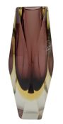 ALESSANDRO MANDRUZZATO - MID CENTURY MURANO SOMMERSO GLASS VASE