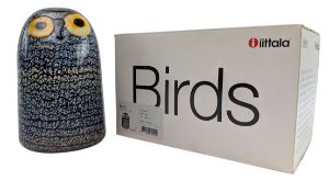 OIVA TOIKKA (FINNISH, 1931-2019) FOR IITTALA - BIRDS RANGE - LARGE BARN OWL (RIIHIPOLO)