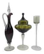EMOPLI GLASS - SELECTION OF GLASS HOMEWARES