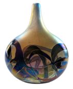 MICHAEL HARRIS FOR ISLE OF WIGHT GLASS - LOLLIPOP VASE
