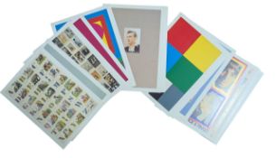 PETER BLAKE (B. 1932) - THE ALPHABET 26 POSTCARDS WITH AUTHOGRAPHED CARD (1991)