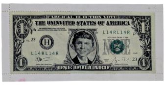 MISTERAITCH - G.W.BUSH NOTHING DONE DOLLAR NOTE 2008