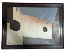 DON CARVELEY (POST-WAR ARTIST) - UNTITLED ABSTRACT, 1973
